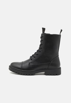 UNISEX - Schnürstiefelette - black