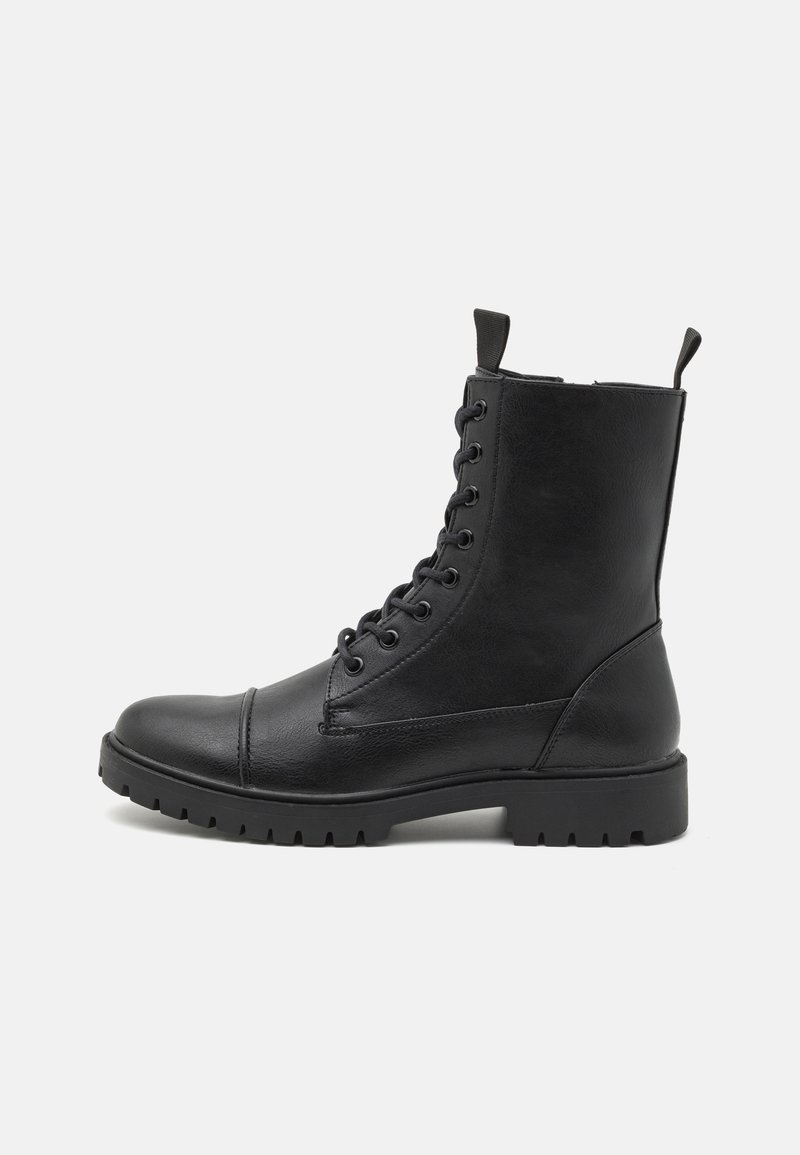 Pier One - UNISEX - Schnürstiefelette - black, Vergrößern