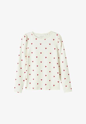 NMFDHEART - Langarmshirt - cloud dancer