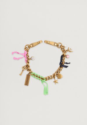 BAG CHARM - Klíčenka - multi-coloured/antique gold-coloured
