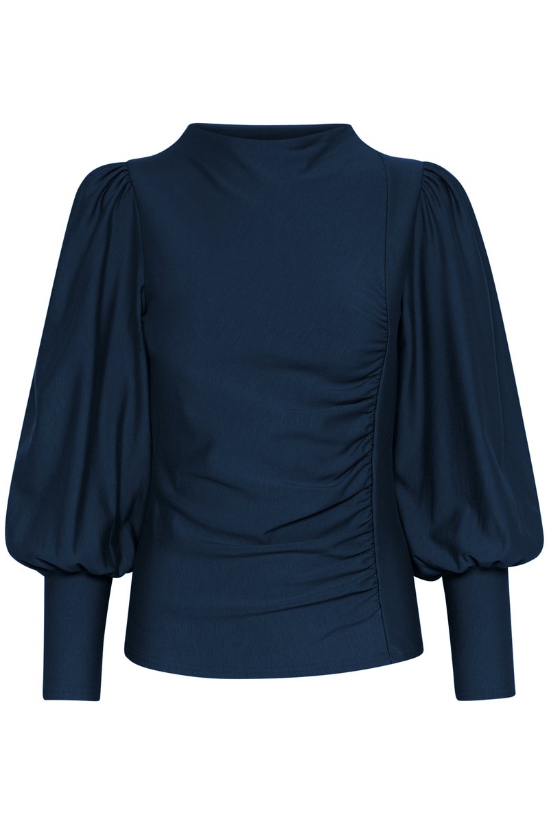 Gestuz Longsleeve donkerblauw Gestuz Longsleeve donkerblauw