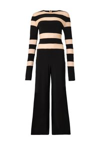 SPLICED STRAIGHT LEG - Jumpsuit - black/nude