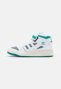 adidas Originals FORUM MID UNISEX - Sapatilhas de cano alto - footwear white/offwhite/green