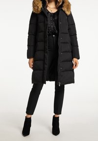 faina Vinterfrakke - black