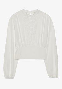 Pikkade varrukatega topp - off-white