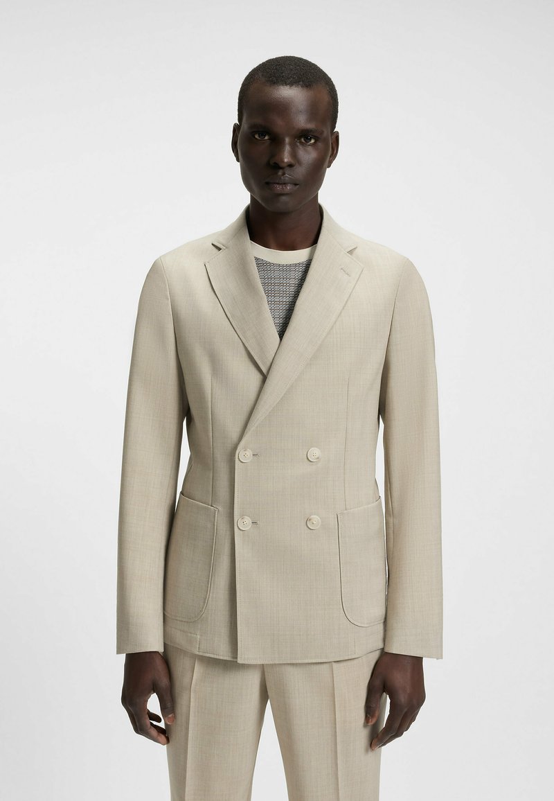 BOSS HANRY - Jakkesæt blazere - open white eleven