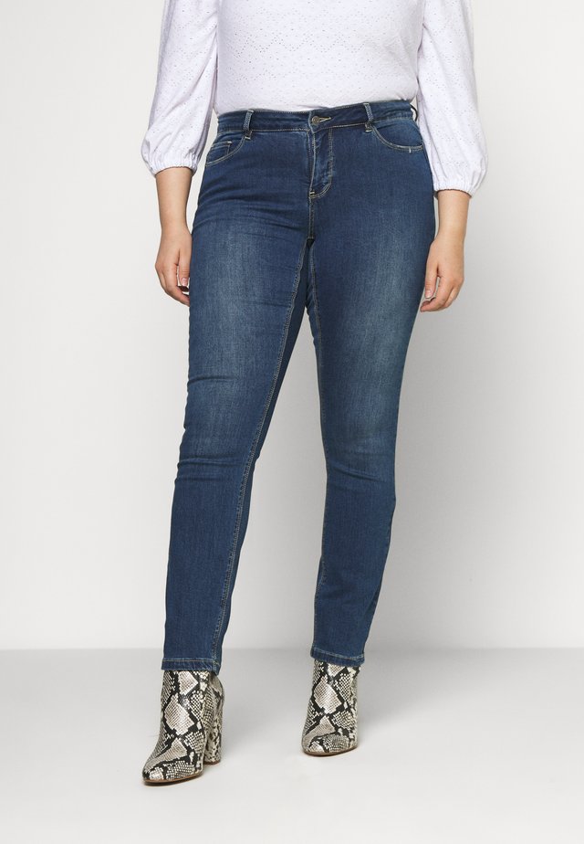 JRFIVEMUUTA - Jeans Skinny Fit - medium blue denim