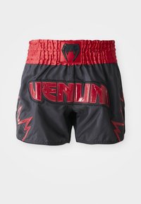 Unselected, charcoal grey/red