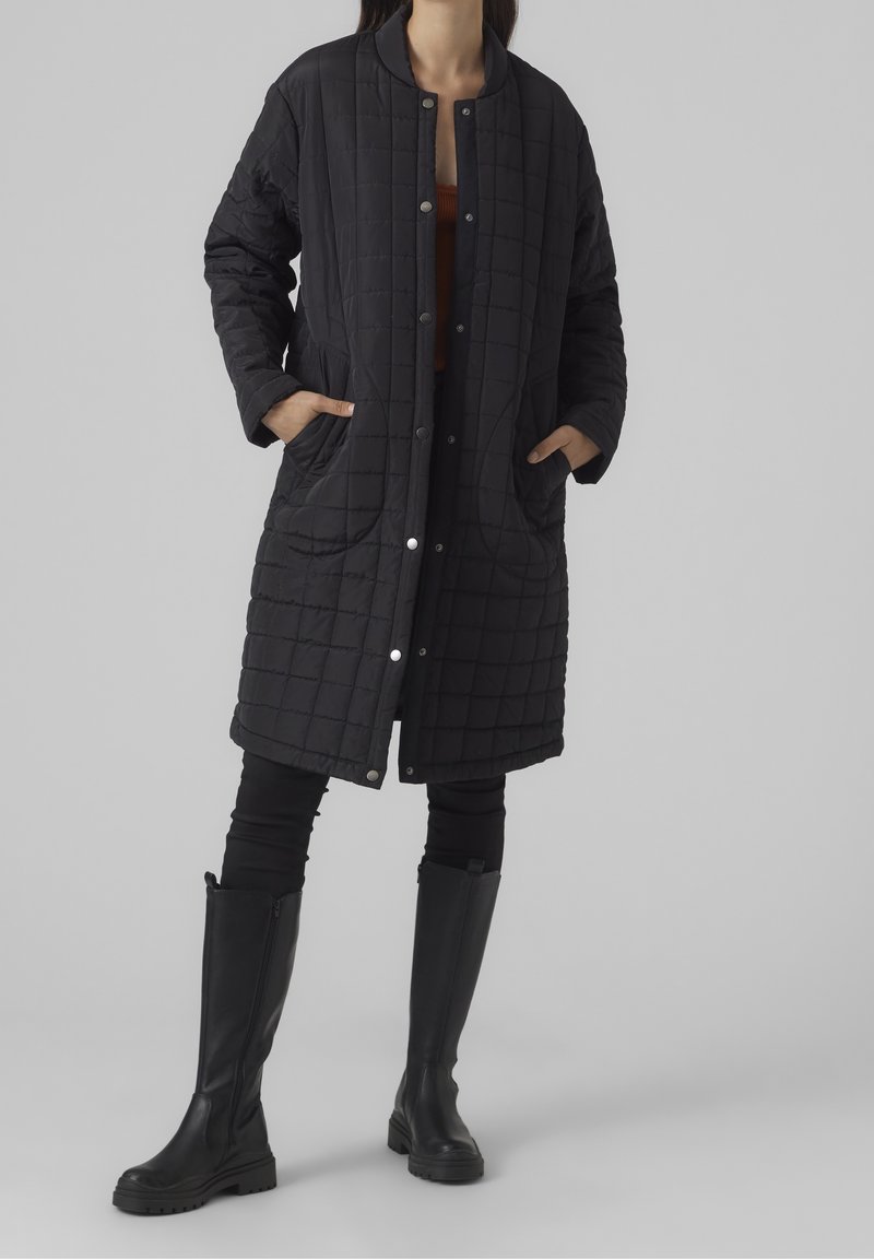 Vero Moda Abrigo de invierno black/negro (Segunda mano