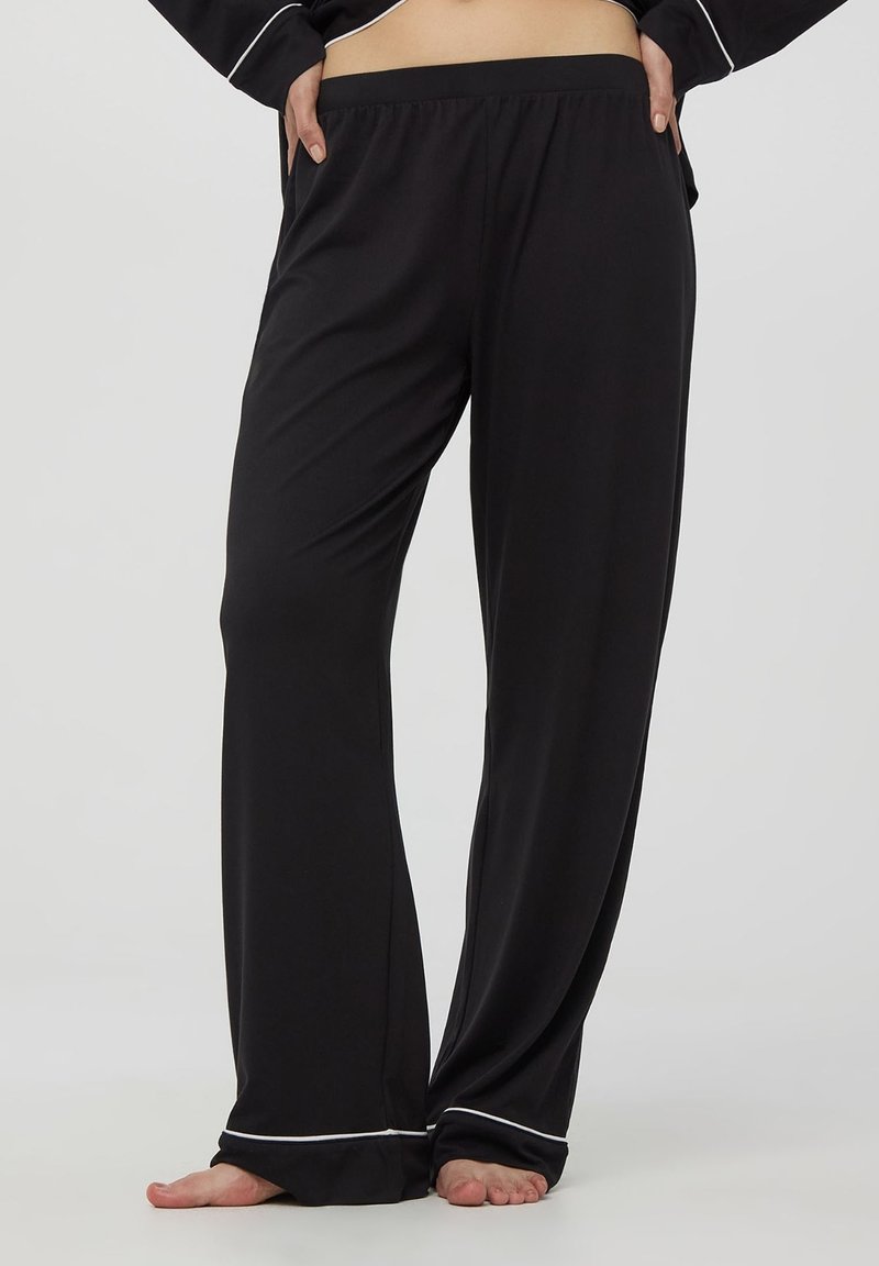 DESIGN - Mix and Match - Completo pigiama in cotone nero