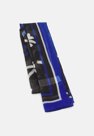 ARTY FLOWER RECTANGLE - Tuch - black