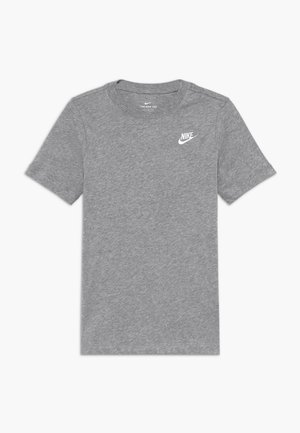 Nike Sportswear TEE FUTURA UNISEX - Camiseta básica - grey heather/white