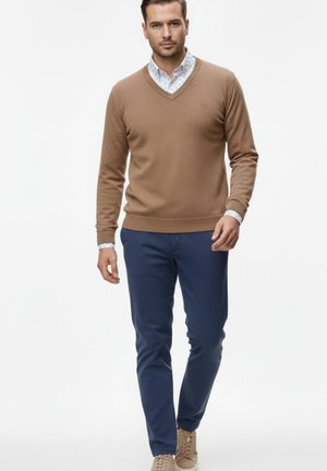 CUELLO PICO PARA  - Jersey de punto - beige