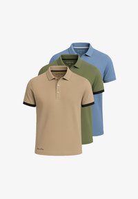 Vybráno, brown blue olive