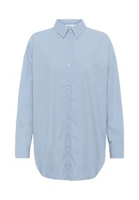 SUNNA BOXY - Bluza z gumbi - pearl blue