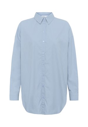 My Essential Wardrobe SUNNA BOXY - Hemdbluse - pearl blue