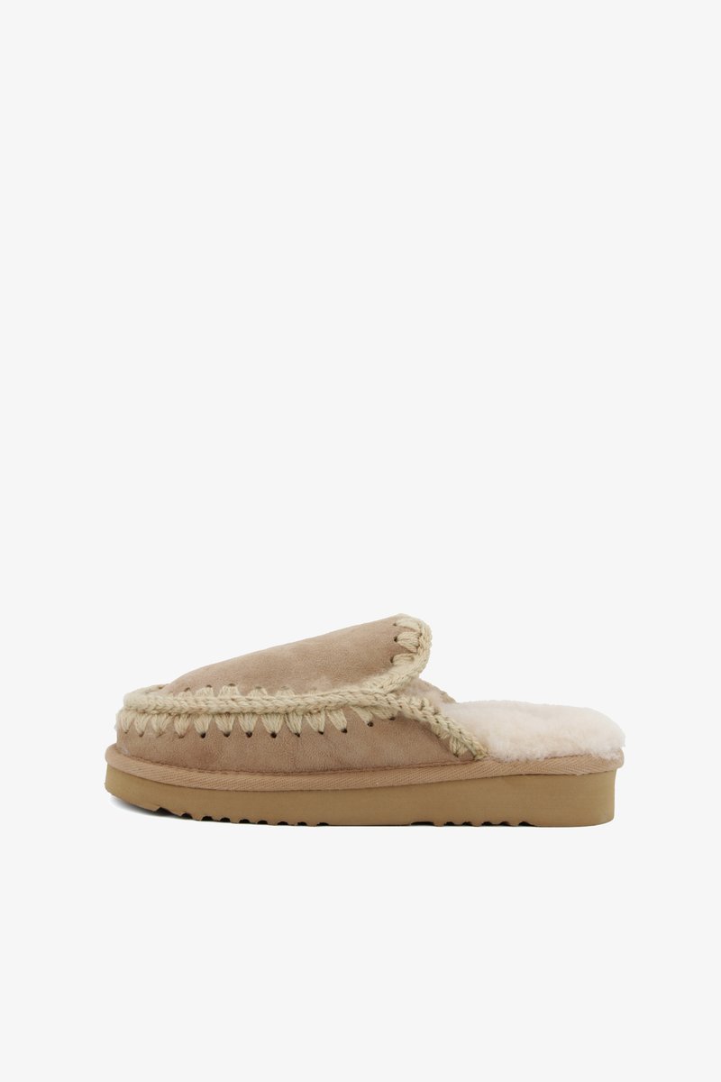 Mou ESKIMO STITCHING - Clogs - beige