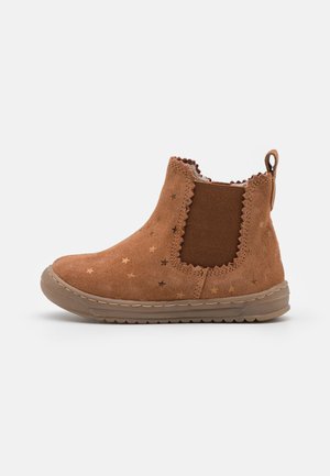 LEATHER - Bottines - tan