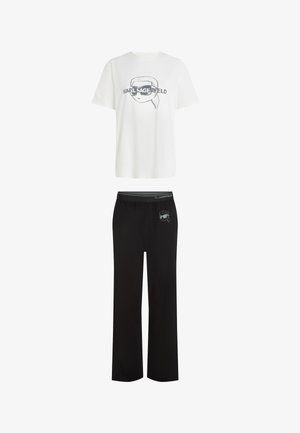 KARL LAGERFELD, IKON LONG - Pyjama - cannoli cream-black