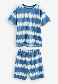 Next 3 PACK - REGULAR FIT - Pyžamo - navy white tie dye surf