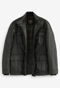 Next BIKER - Mākslīgās ādas jaka - black