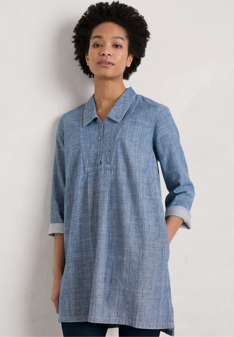Seasalt Cornwall TIDE CLOCK Túnica mid indigo wash/azul Zalando.es