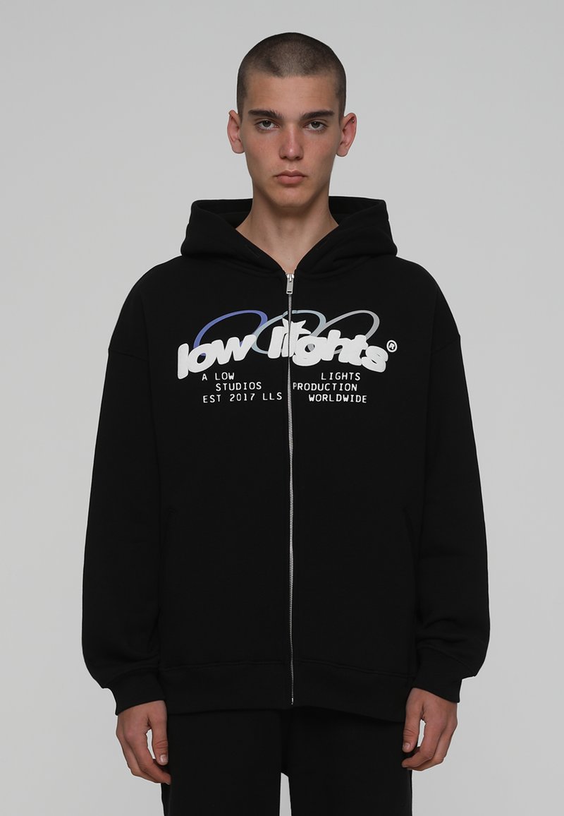 LOW LIGHTS STUDIOS® ARCTIC RING LOGO ZIP HOODIE UNISEX - Sweater met ...