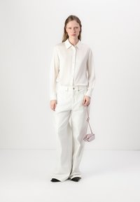 Good American GOOD EASE  - Wide Leg - cloud white