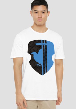 Cotton Soul, HARRY POTTER RAVENCLAW SHIELD - Print T-shirt - white