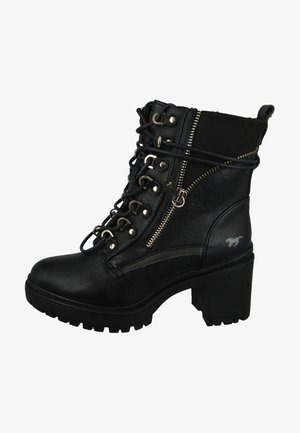 Mustang, Bottines à lacets - black