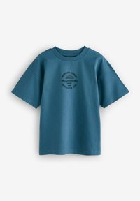 Next RELAXED FIT GRAPHIC SHORT SLEEVE 4 PACK - Camiseta estampada - rust brown black blue grey