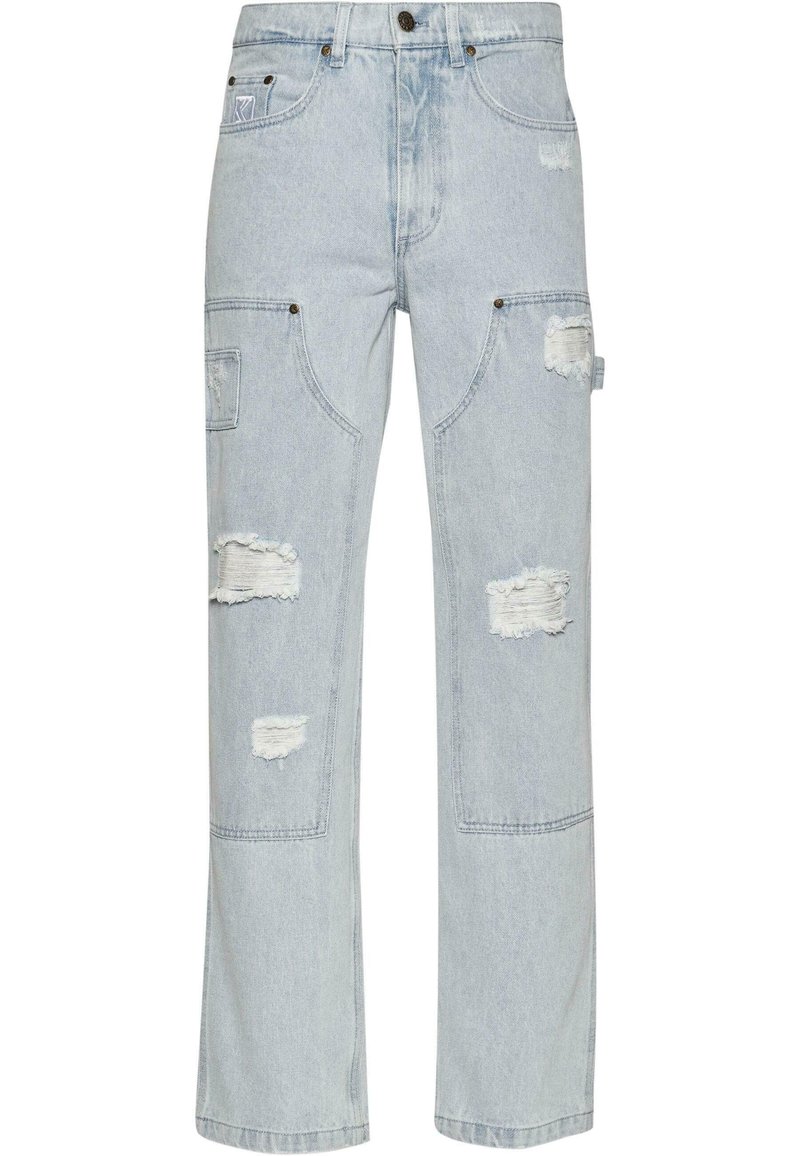 Karl Kani Straight leg jeans gebleekt denim/bleached denim