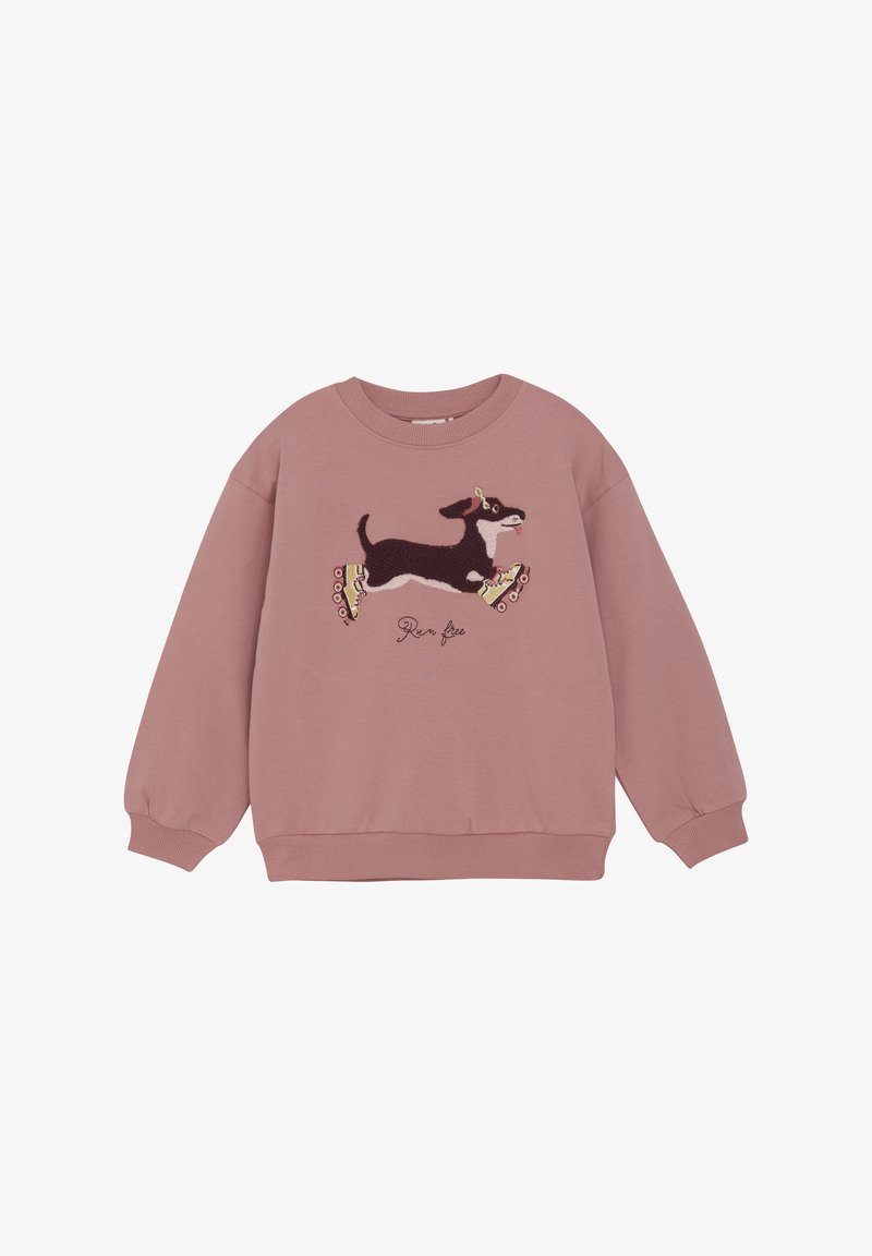 Minymo MISWEATSHIRT LS - Bluză de molton - dusty rose