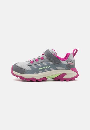 MOAB SPEED 2 LOW A/C WTRPF UNISEX - Pohodniški čevlji - grey/berry/mint