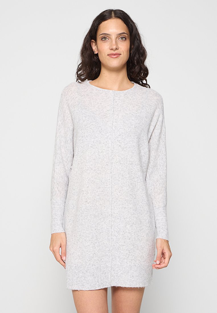 Vero Moda Petite Gebreide jurk grijs Vero Moda Petite Gebreide jurk grijs