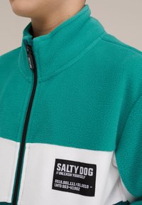 WE Fashion SALTY DOG - Flísová bunda - green