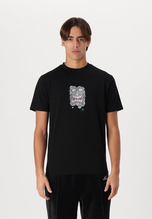 ROSKOPP DESTRUCT FACE FRONT UNISEX - Print T-shirt - black