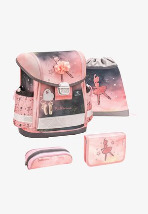 Belmil BELMIL SCHULRANZEN SET UNISEX - Set zainetto - ballerina black pink