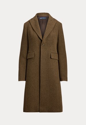 Polo Ralph Lauren WOOL-BLEND HERRINGBONE COAT - Klassischer Mantel - brown/tan