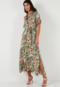 LELA REGULAR FIT - Maxi dress - olive