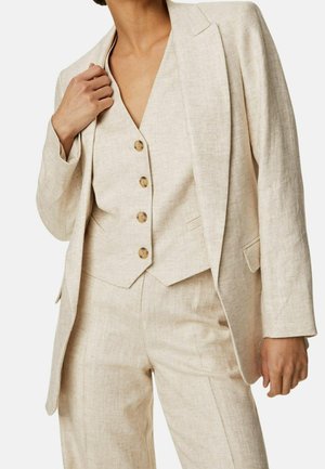 Abrigo corto - mottled beige