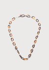 TORTOISE SHELL NECKLACE UNISEX - Collier - black