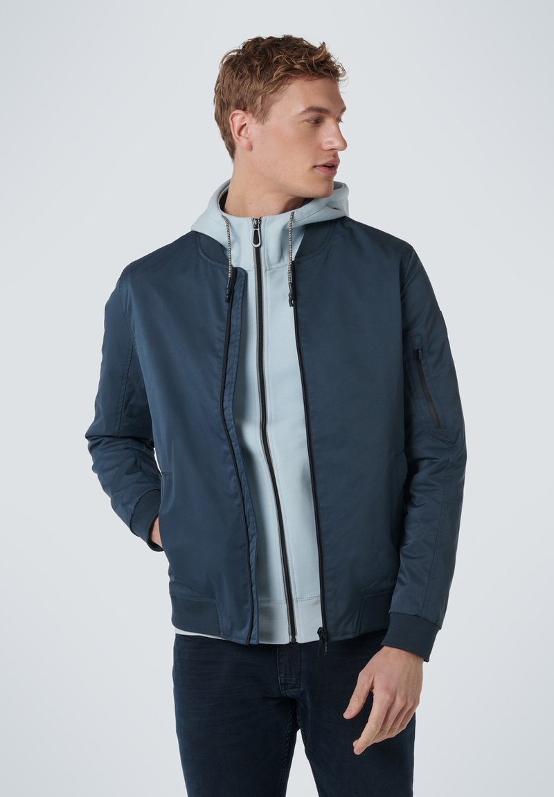 Herren Leichte Jacken | NO EXCESS Bomberjacke airforce/blau - EN69920 Herren Leichte Jacken | NO EXCESS Bomberjacke airforce/blau - EN69920