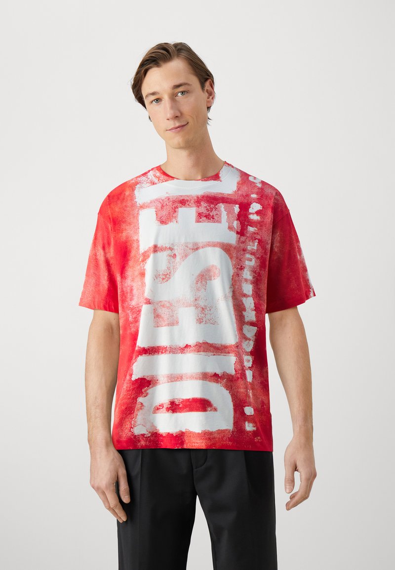 Diesel T-shirt print - red