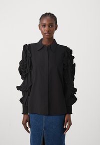 YAS YASFRIMA - Button-down blouse - black