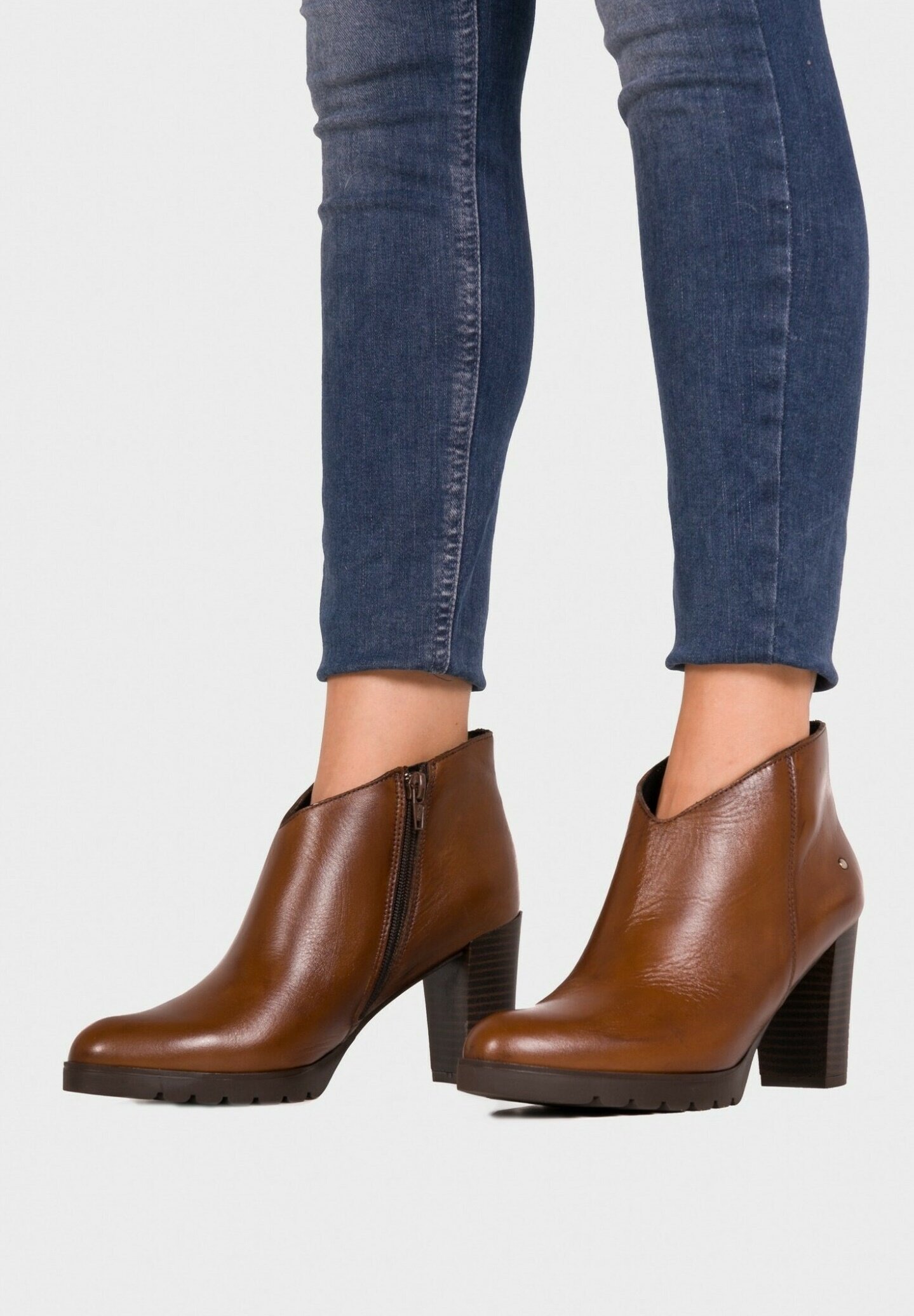 Son Castellanisimos Botines de tacón - Brown/marrón - Zalando.es