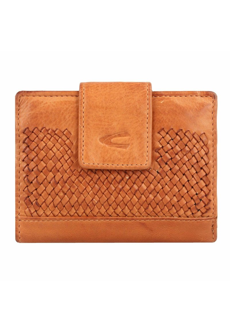 Camel Active Portafoglio Lungo Da Donna In Pelle, Colore Cognac, Con Protezione RFID E Portamonete Rimovibile