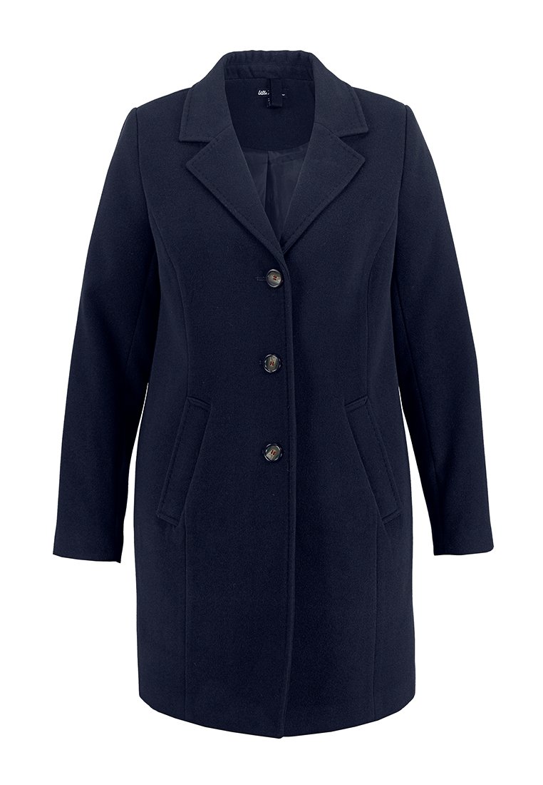 Ulla Popken Mantel donkerblauw Ulla Popken Mantel donkerblauw