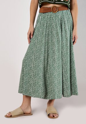Apricot MINI DOT BELTED - A-line skirt - green