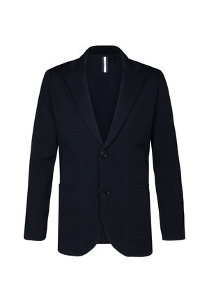 PROFUOMO KNITTED COLBERT - Cardigan - navy